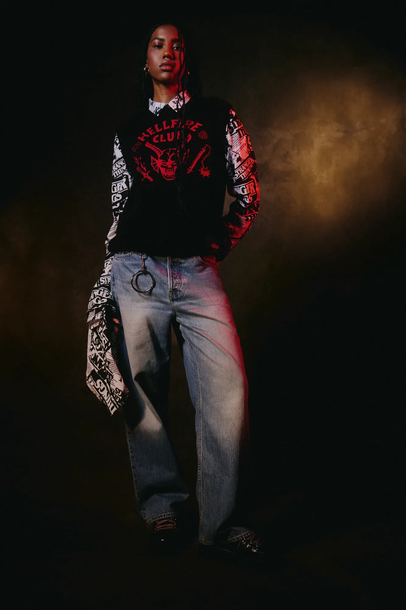 Genderless look from the Stranger Things x Anthony Rivera 2025 collection (5)