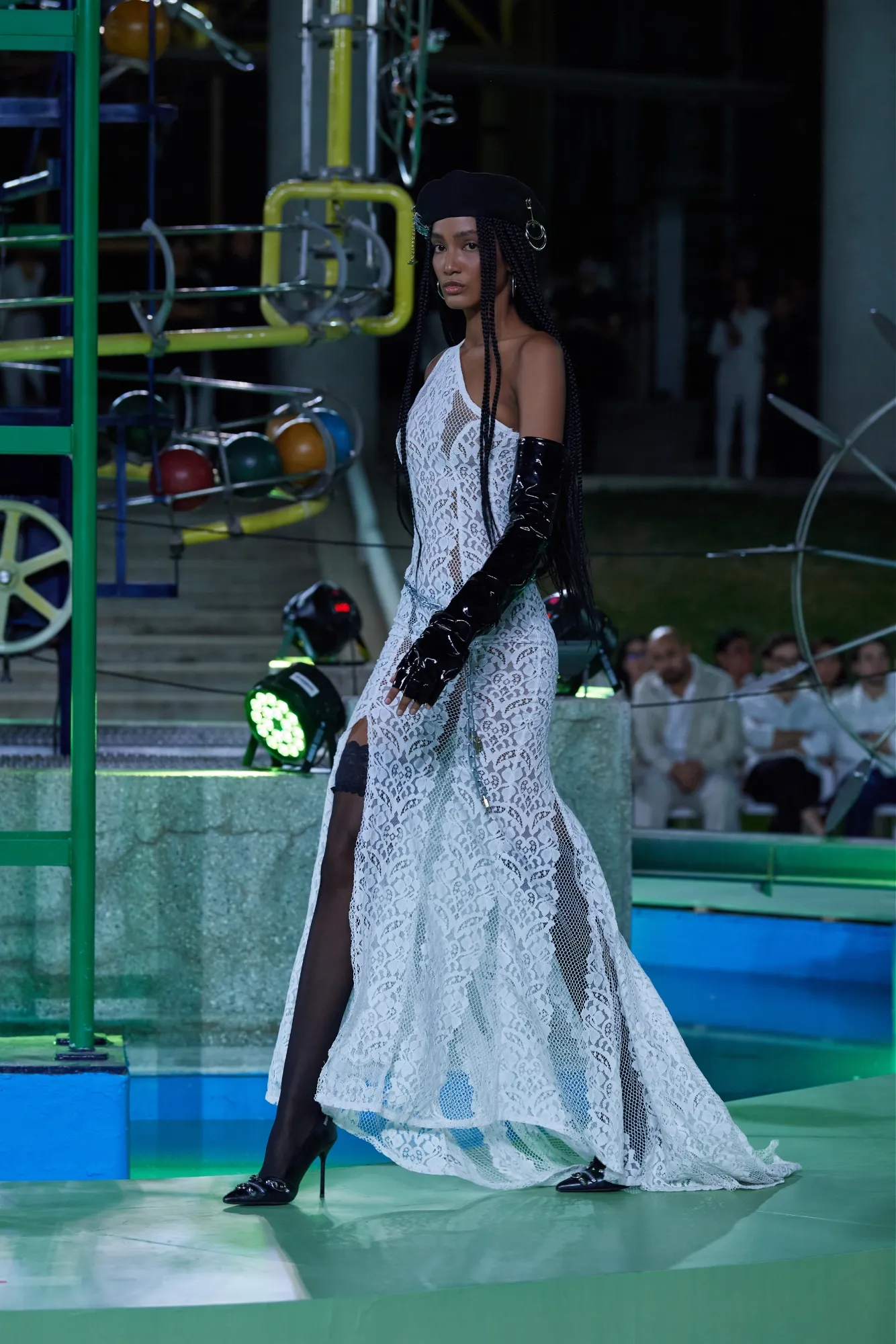 Tulle and sheer look from Anthony Rivera’s SUNSET SS25 collection (7)