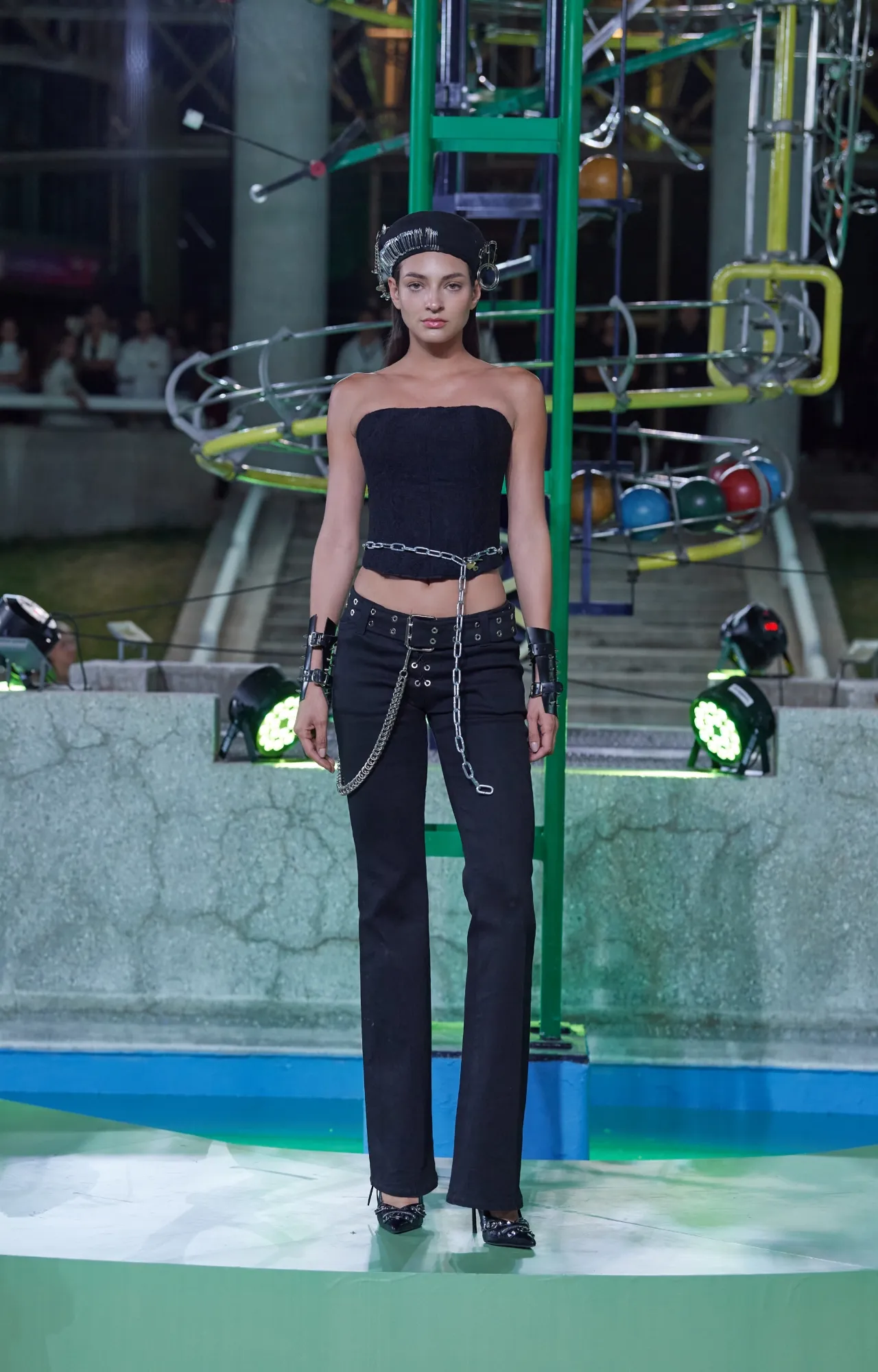 Tulle and sheer look from Anthony Rivera’s SUNSET SS25 collection (10)